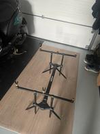 Visspullen: hengels, steun, viskar, onthaakbak, schepnet, Ophalen, Gebruikt