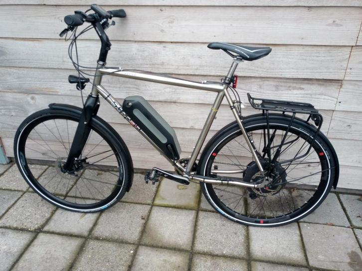Seven Cycles Titanium electr. Fiets met Neodrives Systeem, Fietsen en Brommers, Elektrische fietsen, 55 tot 59 cm, Ophalen