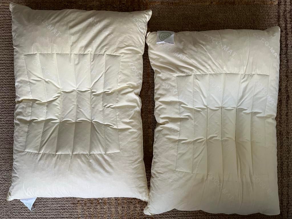 Coco-Mat Slaapkussen - Natuurlijk Comfort, Ophalen, Gebruikt, Eenpersoons, Wit