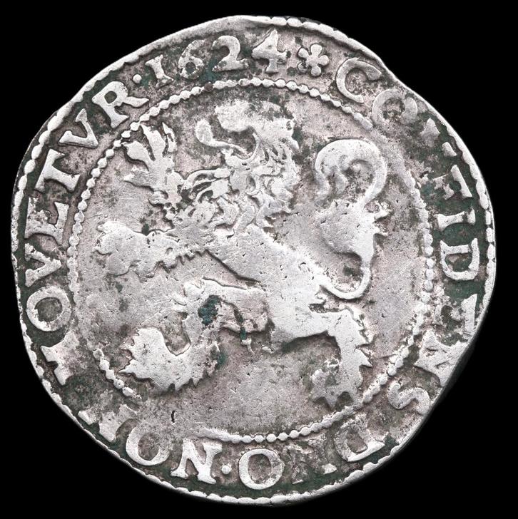 West-Friesland. leeuwendaalder 1624. Zfr., Postzegels en Munten, Munten | Nederland, Losse munt, Overige waardes, Vóór koninkrijk
