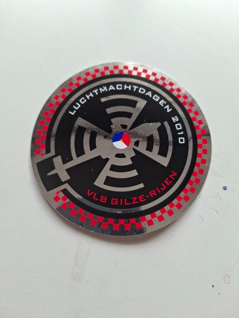 Sticker VLB Gilze - Rijen 2010, Ophalen of Verzenden, Luchtmacht, Nederland, Overige typen