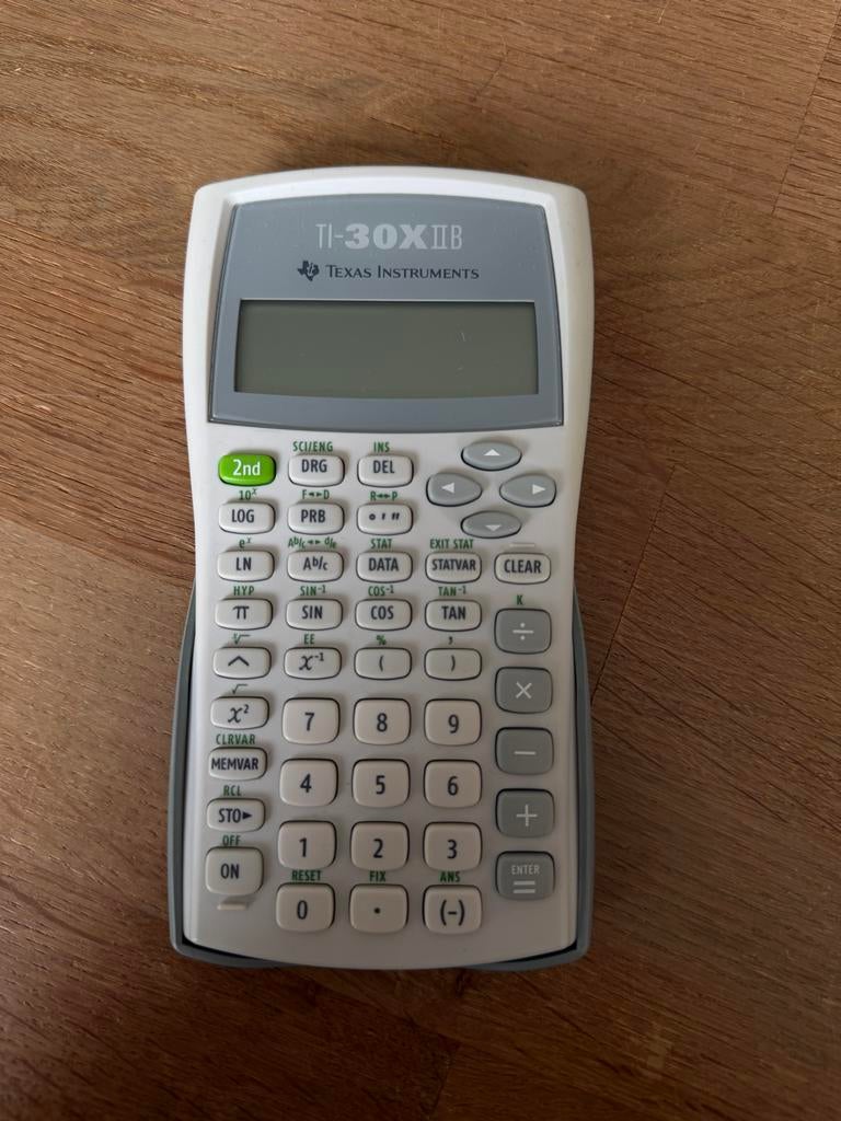 Texas TI-30x2B rekenmachine, Ophalen of Verzenden, Zo goed als nieuw