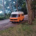 Klassieke Volkswagen LT28 Camper - Oranje Avonturier, Caravans en Kamperen, Buscamper of Camperbus, Volkswagen, Particulier, Benzine