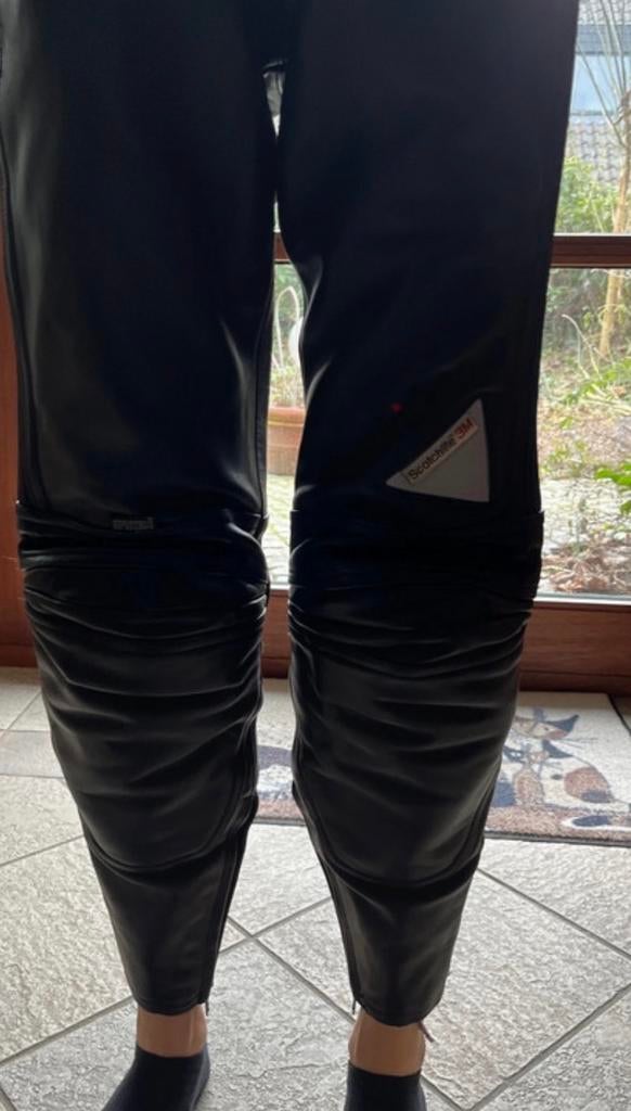 Heingericke Dames Leren Motorbroek met Kniebeschermers, Ophalen of Verzenden, Tweedehands, Dames, Broek | leer