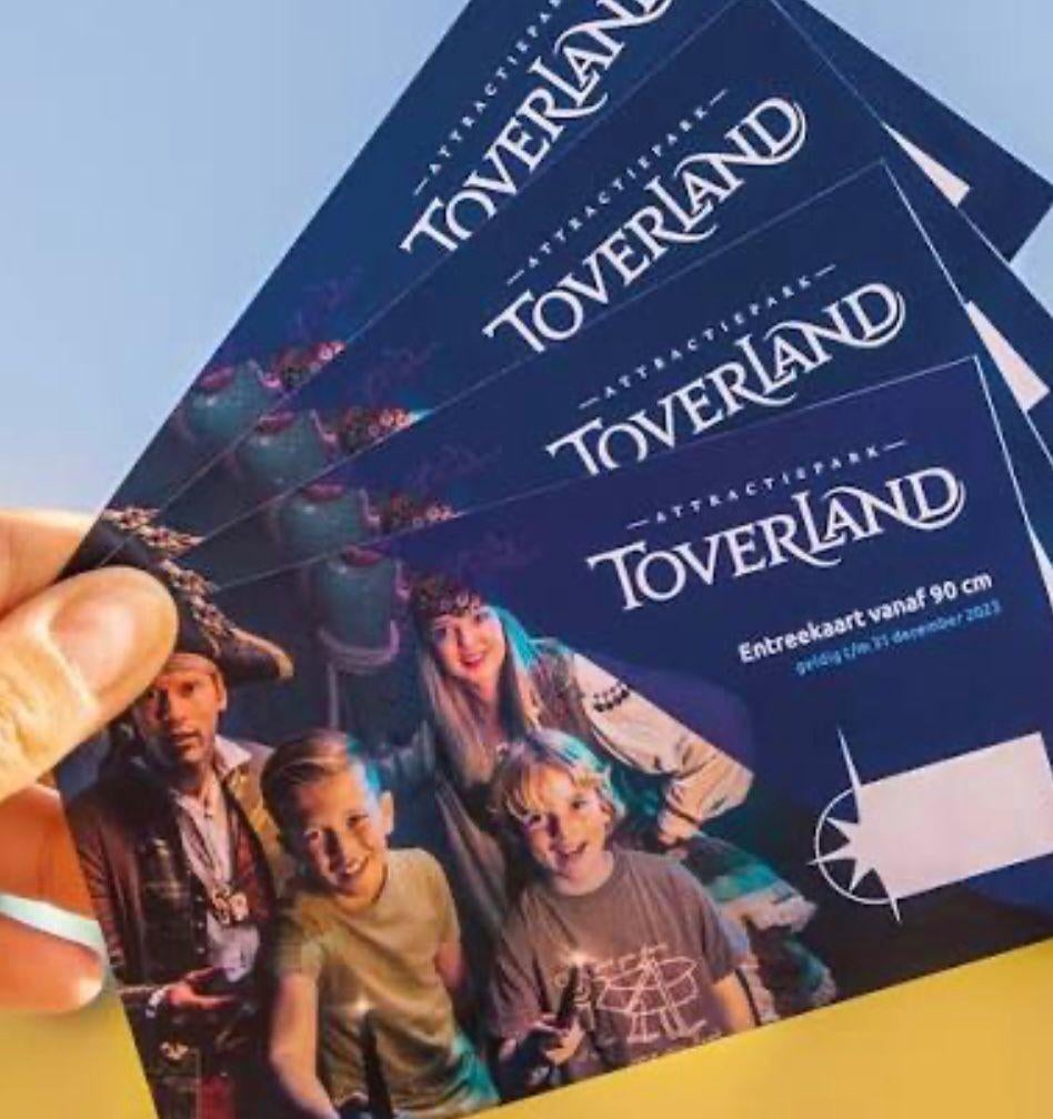Toverland tickets, Tickets en Kaartjes, Recreatie | Pretparken en Attractieparken, Drie personen of meer, Ticket of Toegangskaart
