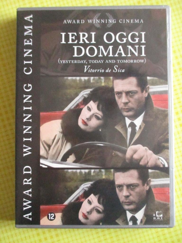 Ieri Oggi Domani - DVD ( Sophia Loren/Marcello Mastroianni ), Cd's en Dvd's, Overige genres, Ophalen of Verzenden, Zo goed als nieuw