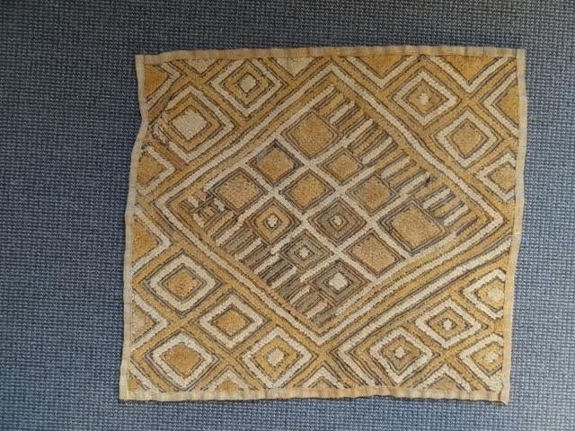 Kuba kleedje,Shoowa, velours de Kassai 56 x 51 cm, Verzenden