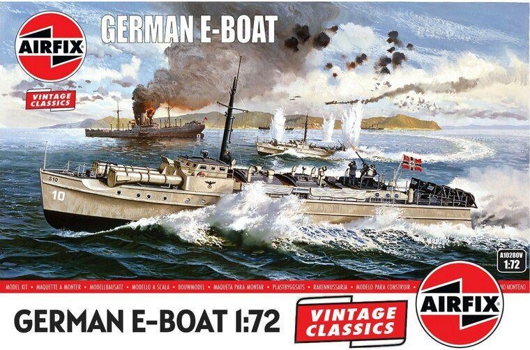 AIRFIX GERMAN E-BOAT (VINTAGE CLASSICS) 1:72, Hobby en Vrije tijd, Modelbouw | Boten en Schepen, Verzenden, Nieuw, 1:50 tot 1:200