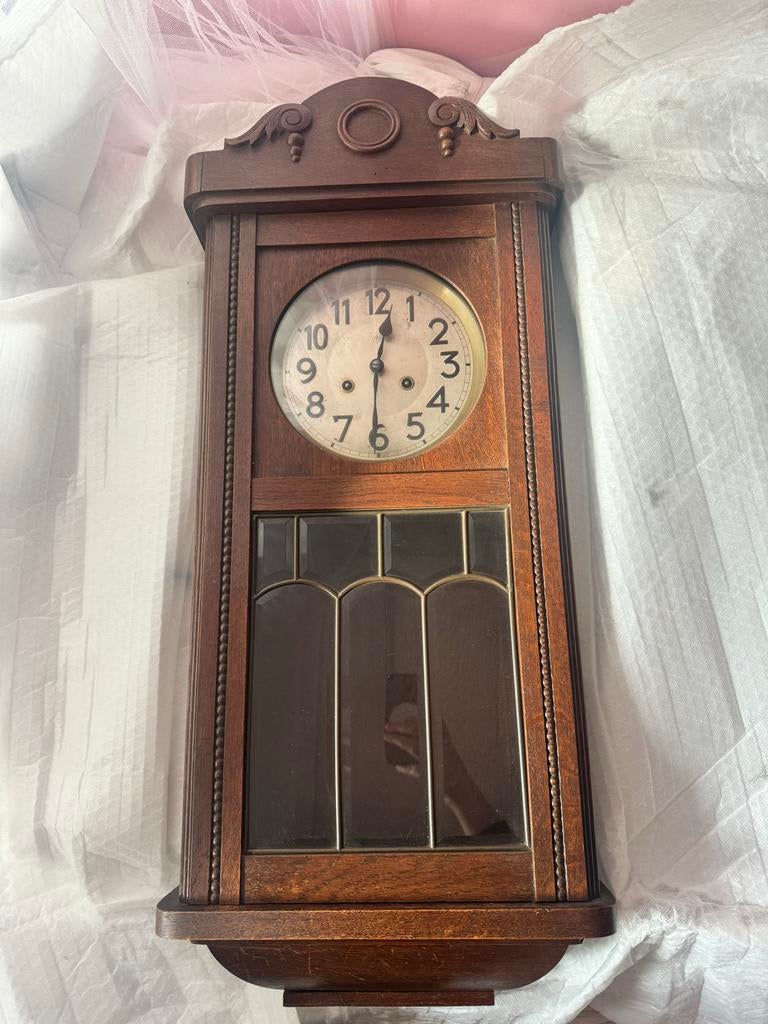 Antieke Junghans Pendule Regulateur Wandklok, Ophalen of Verzenden