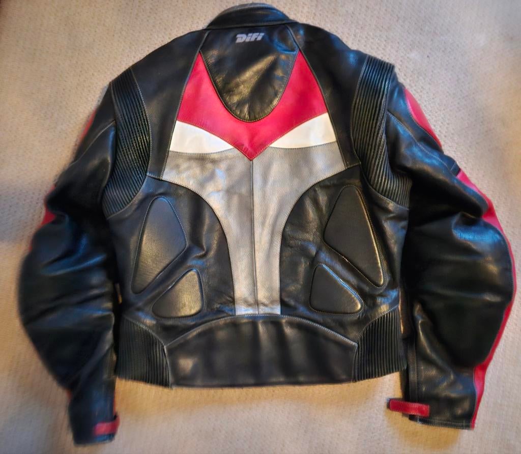 Lederen Difi heren motorpak maat 50, Motoren, Kleding | Motorkleding, Ophalen of Verzenden, Tweedehands, Heren, Combipak