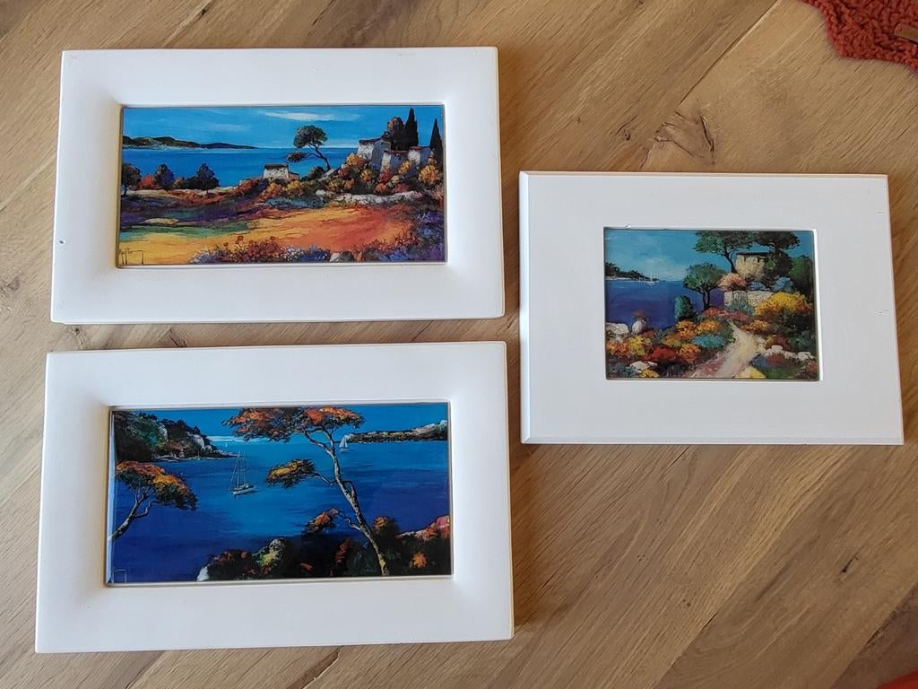 Schilderijen St Tropez, Ophalen
