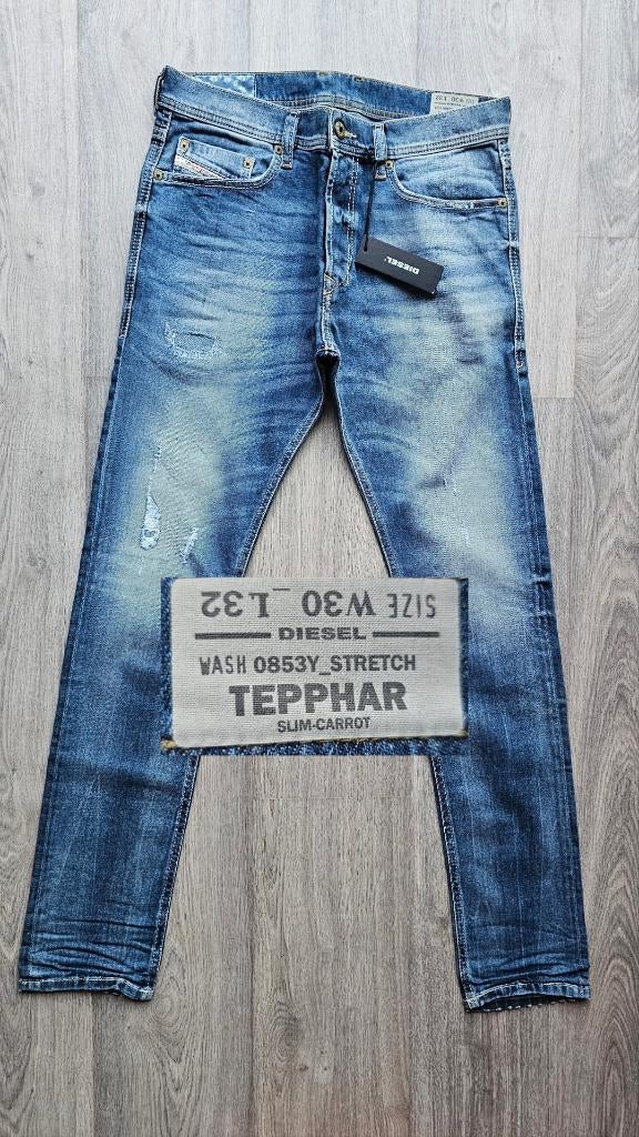 - NIEUWE - Diesel TEPPHAR W30 L32 * 30x32 - carrot - #D3446, Diesel, Blauw, Diesel, W32 (confectie 46) of kleiner