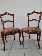 2 Charmante antieke stoelen., Antiek en Kunst, Ophalen