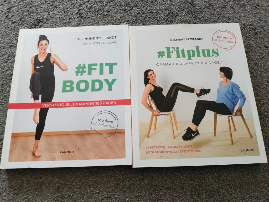 Boeken: #FITBODY en #FITPLUS van Delphine Steelandt, Ophalen of Verzenden, Zo goed als nieuw, Dieet en Voeding, Delphine Steelandt