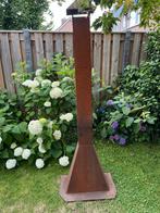 Cortenstalen schoorsteen voor buitenhaard, Ophalen, Gebruikt, Vrijstaande haard, Houthaard