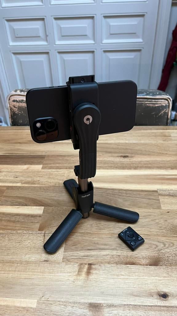 Hohem smartphone gimbal + remote (nieuwstaat), Ophalen of Verzenden, Zo goed als nieuw, Minder dan 150 cm, Overige typen
