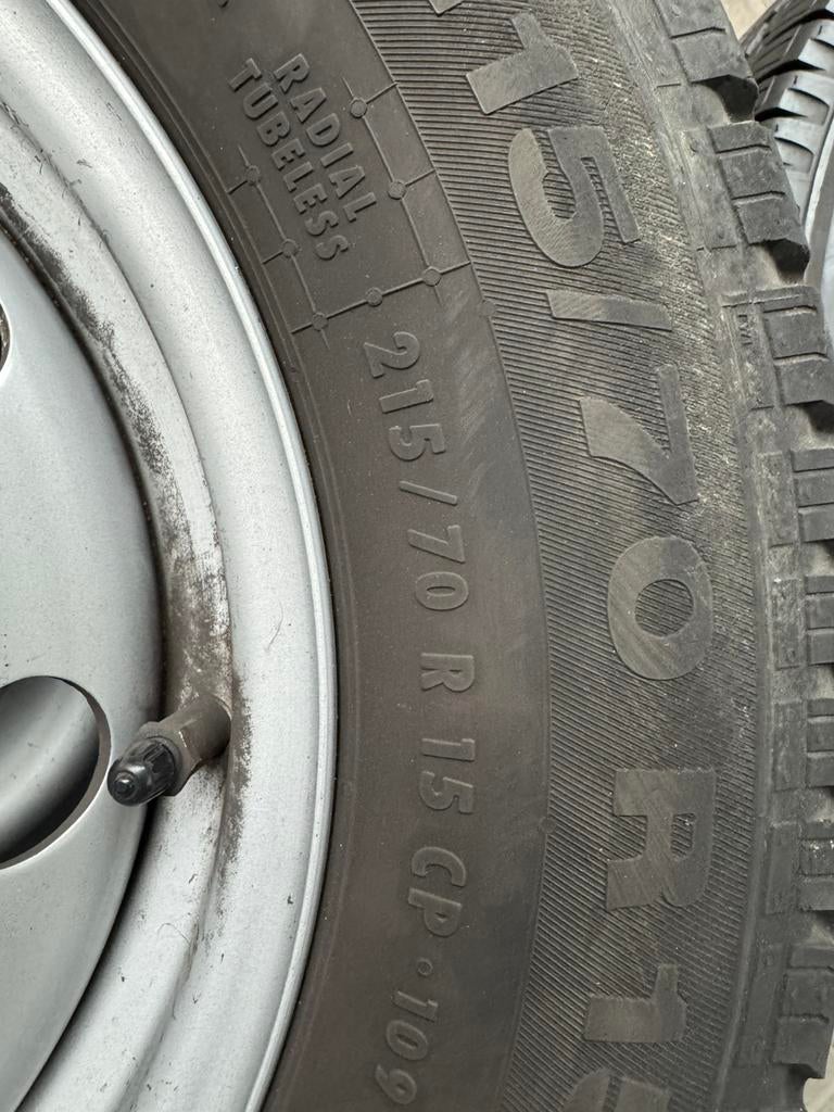Reservewiel camper 215/70 r 15 Fiat Ducato, Ophalen, Gebruikt