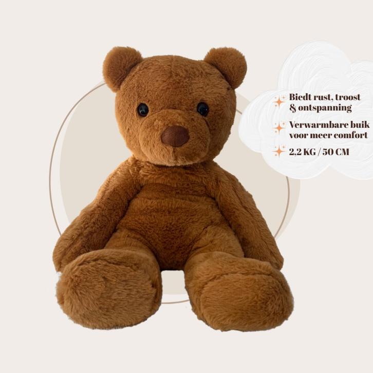 Verzwaringsknuffel 2,2kg! Beer, poes of koe, Kinderen en Baby's, Speelgoed | Knuffels en Pluche, Nieuw, Beer, Ophalen of Verzenden