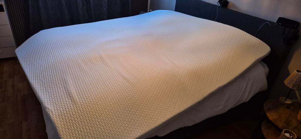 Geheugenschuim topper 180x200 - Wellpur, Huis en Inrichting, Tweepersoons, Ophalen of Verzenden, Zo goed als nieuw, Matras