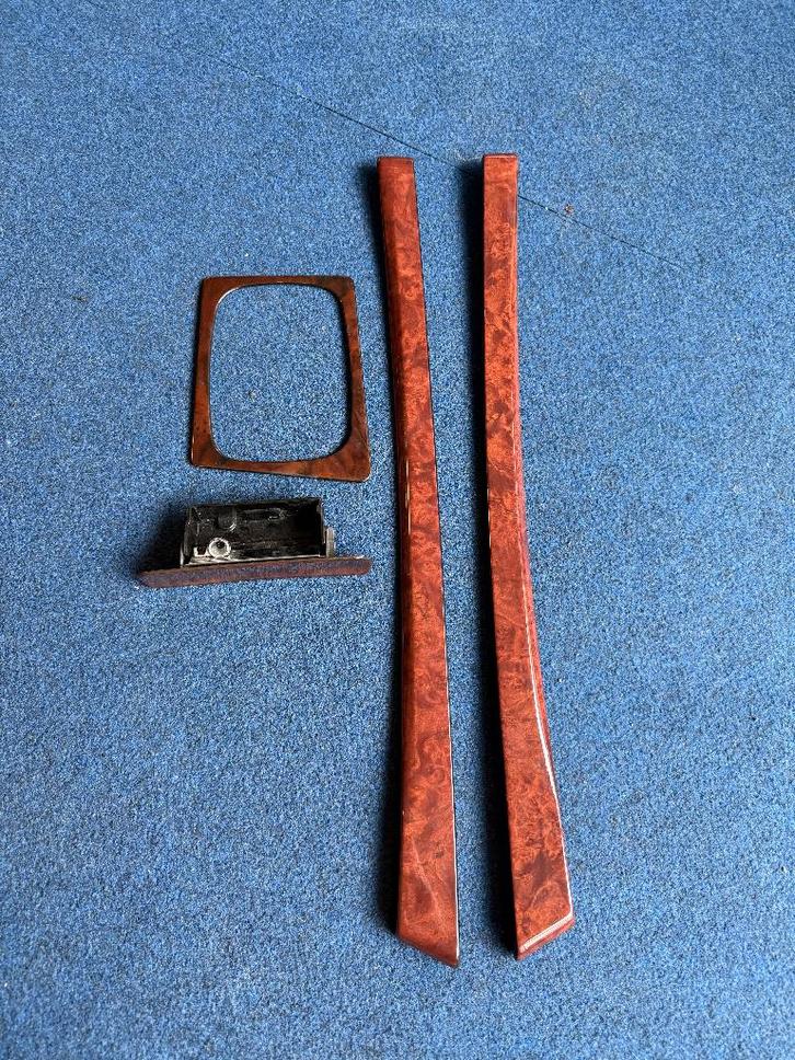 SAAB WALNOTEN DEUR SIERSTRIPS / 9-3 SPORT SEDAN, Auto diversen, Auto-accessoires, Gebruikt, Ophalen of Verzenden