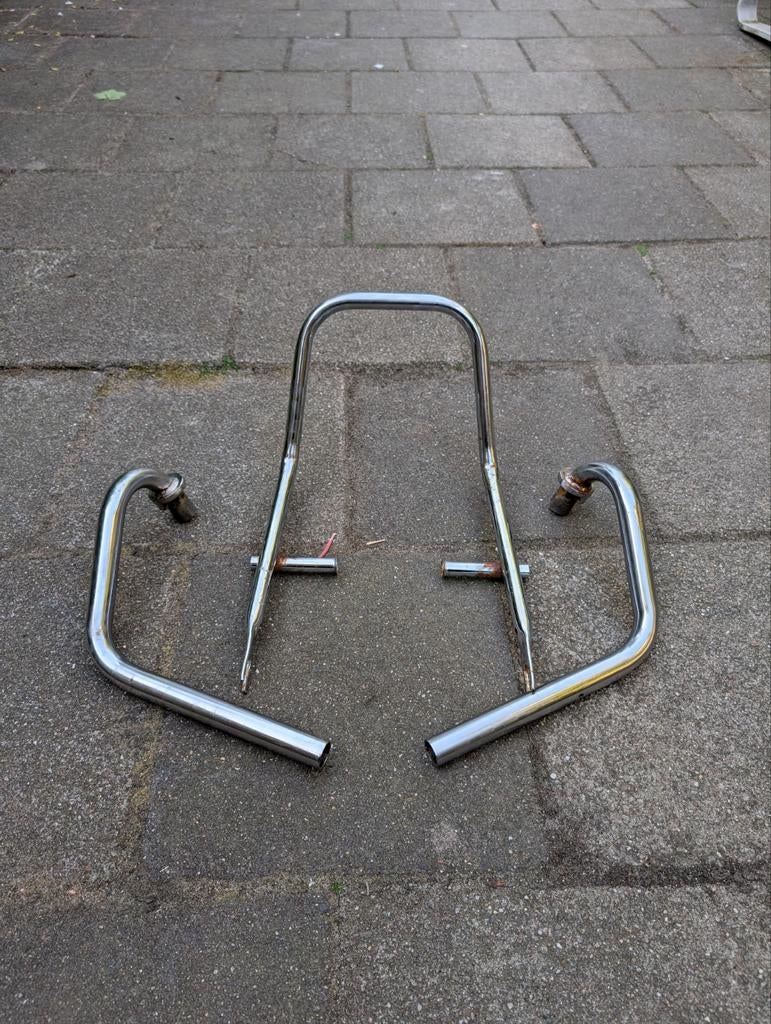 Skyteam Dax stuurhelften en bagagerekje, Fietsen en Brommers, Ophalen of Verzenden, Gebruikt