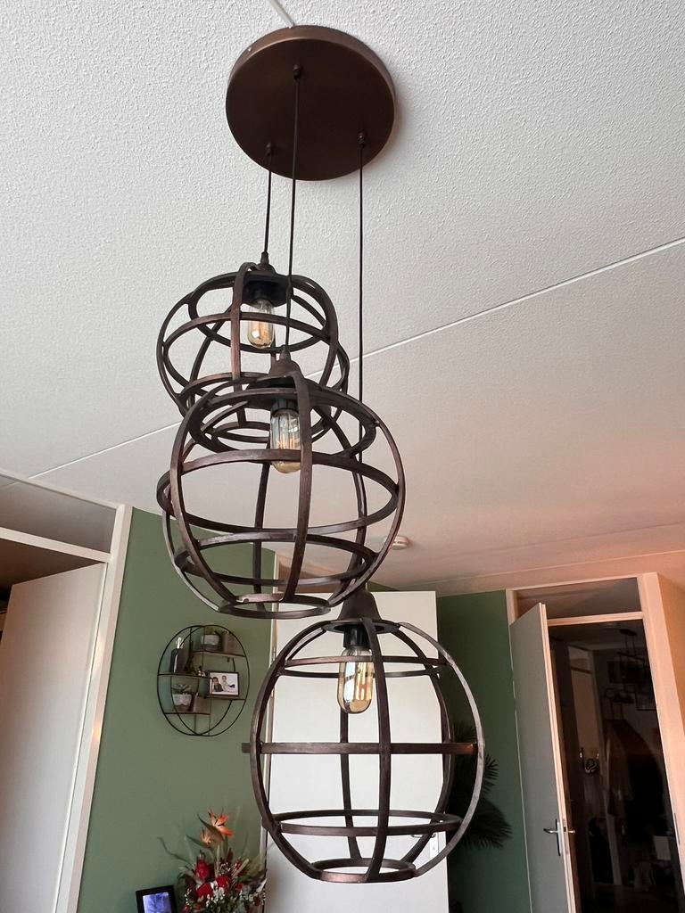 Industriële salontafellamp, Ophalen, Zo goed als nieuw, Minder dan 50 cm