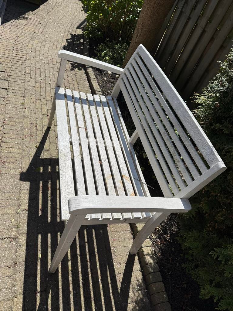 Houten tuinbank - opknapper (zie foto's), Ophalen, Gebruikt, Hout