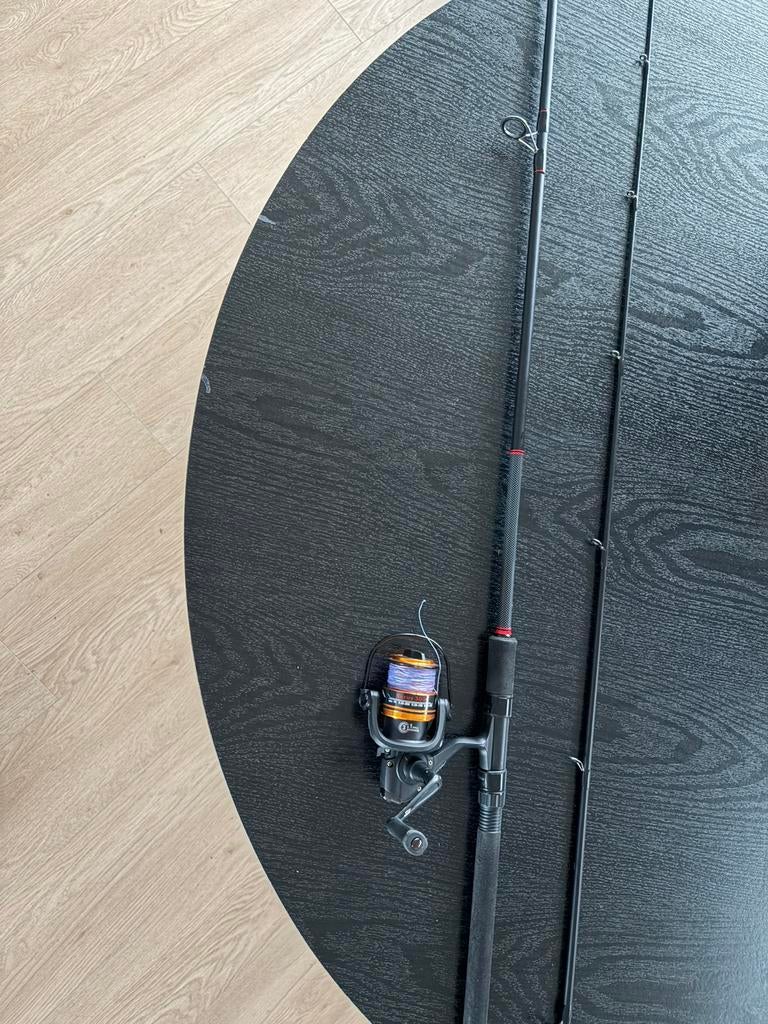 Vishengel Fox Rage Warrior Heavy spin, Watersport en Boten, Hengelsport | Roofvissen, Ophalen, Zo goed als nieuw, Werphengel