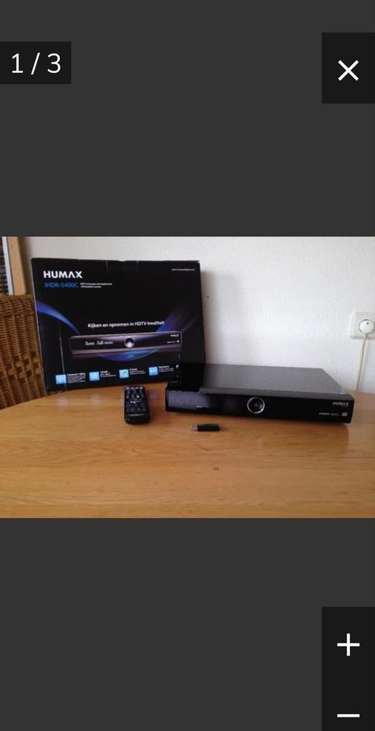 HUMAX 5400c FULL HD RECORDER, Ophalen of Verzenden, Zo goed als nieuw, Harddiskrecorder