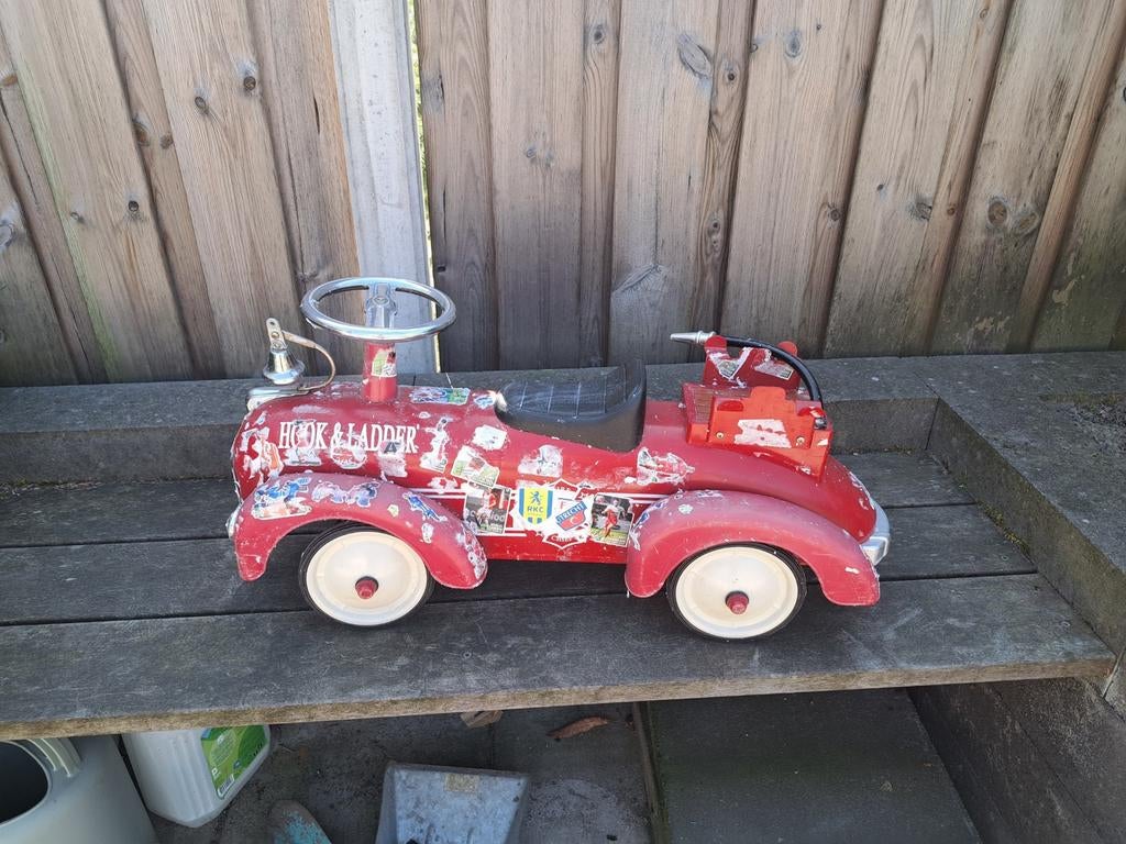 Loopwagen brandweerauto. Opknapper!!, Ophalen of Verzenden, Gebruikt, Overige merken