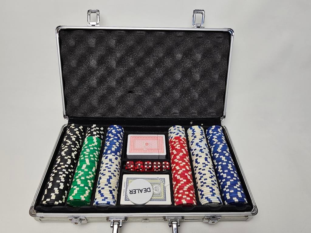 # Pokerset in aluminium koffer 16, Ophalen of Verzenden