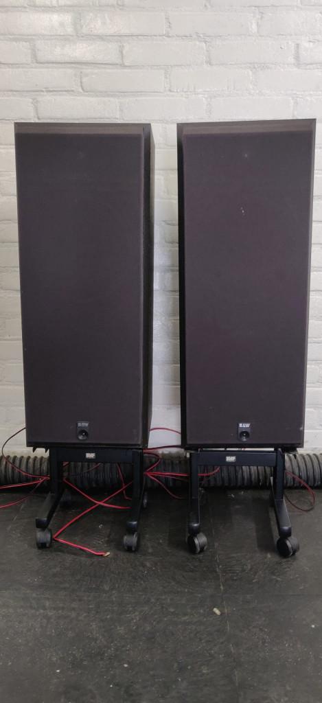 B&W DM320 luidsprekerset, Ophalen, 60 tot 120 watt, Front, Rear of Stereo speakers, Overige merken