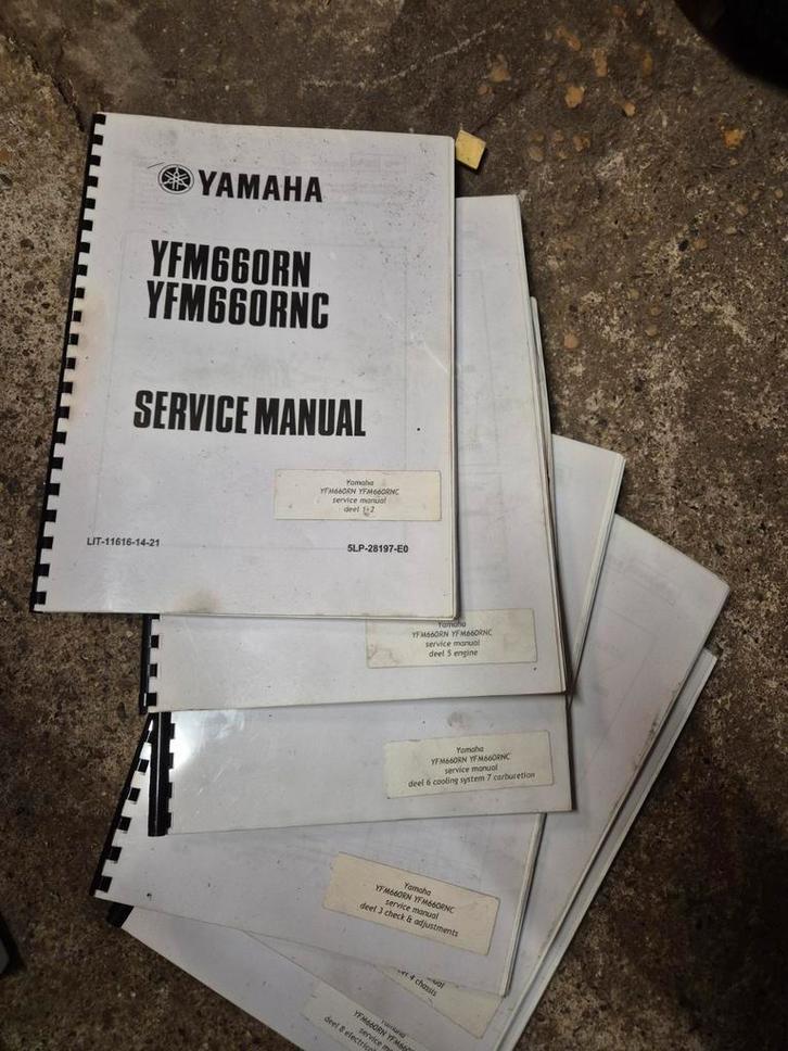 Yamaha raptor 660 YFM660RN YFM660RNC Service Manual boek, Motoren, Handleidingen en Instructieboekjes, Yamaha, Ophalen of Verzenden
