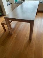 Licht Eiken Eettafel, Huis en Inrichting, Ophalen, Gebruikt, Eikenhout, 200 cm of meer