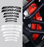 AMG remklauw stickers Mercedes (6 stuks) OEM Zwart/Wit, Ophalen of Verzenden