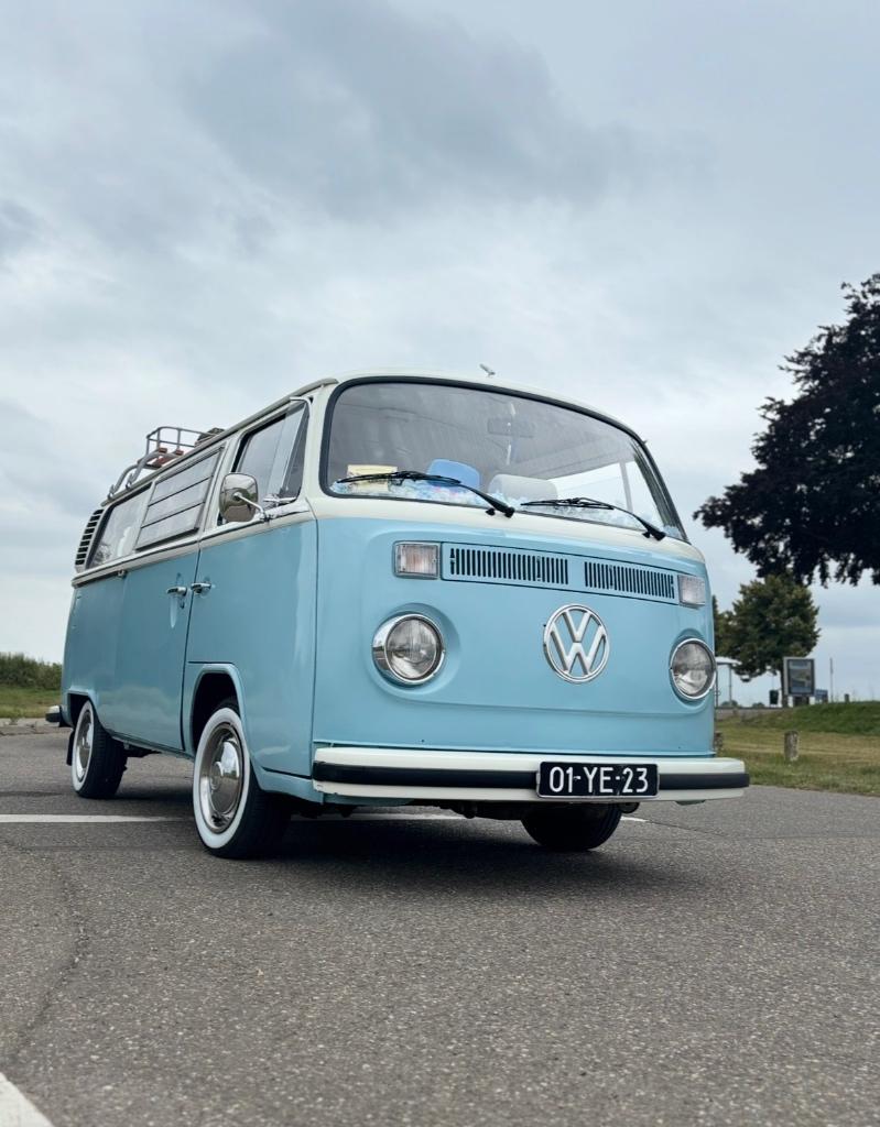 Volkswagen VWT2 1973 Blauw, Auto's, Volkswagen, Achterwielaandrijving, Leder en Stof, Handgeschakeld, Particulier