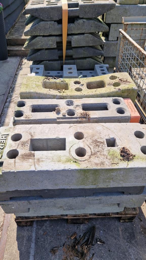 Bouwhek blokken/poten., Ophalen of Verzenden, Gebruikt, Overige typen