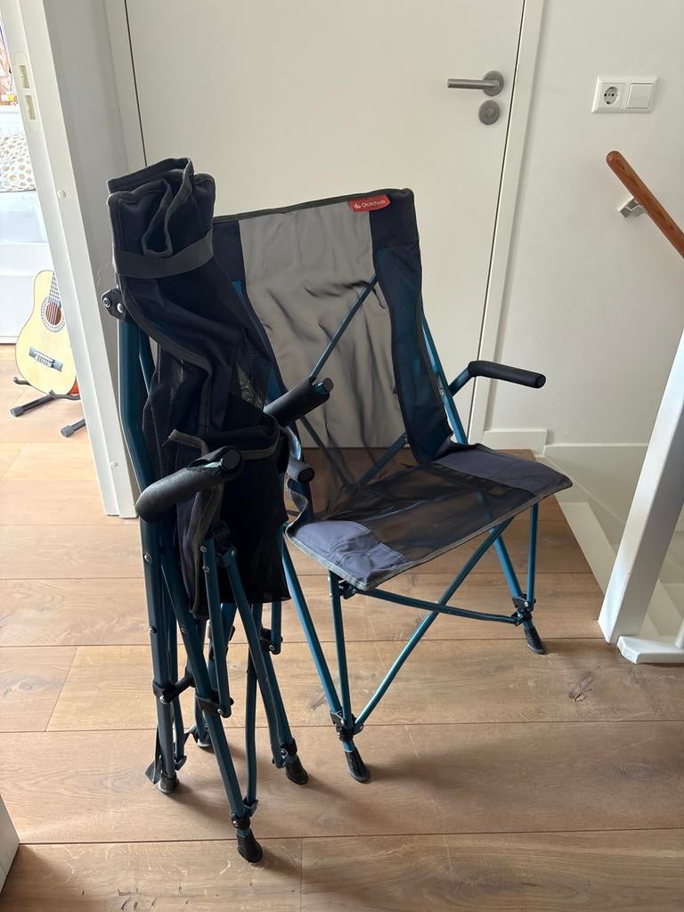 TEAB: Quechua opvouwbare campingstoel, Ophalen, Gebruikt, Campingstoel