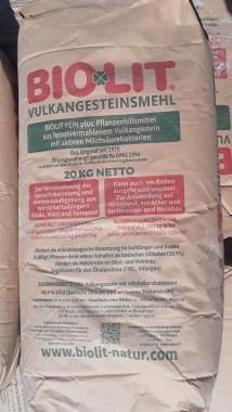 Biolit Lavameel - Vulkangesteinsmehl 20 KG, Tuin en Terras, Aarde en Mest, Ophalen of Verzenden