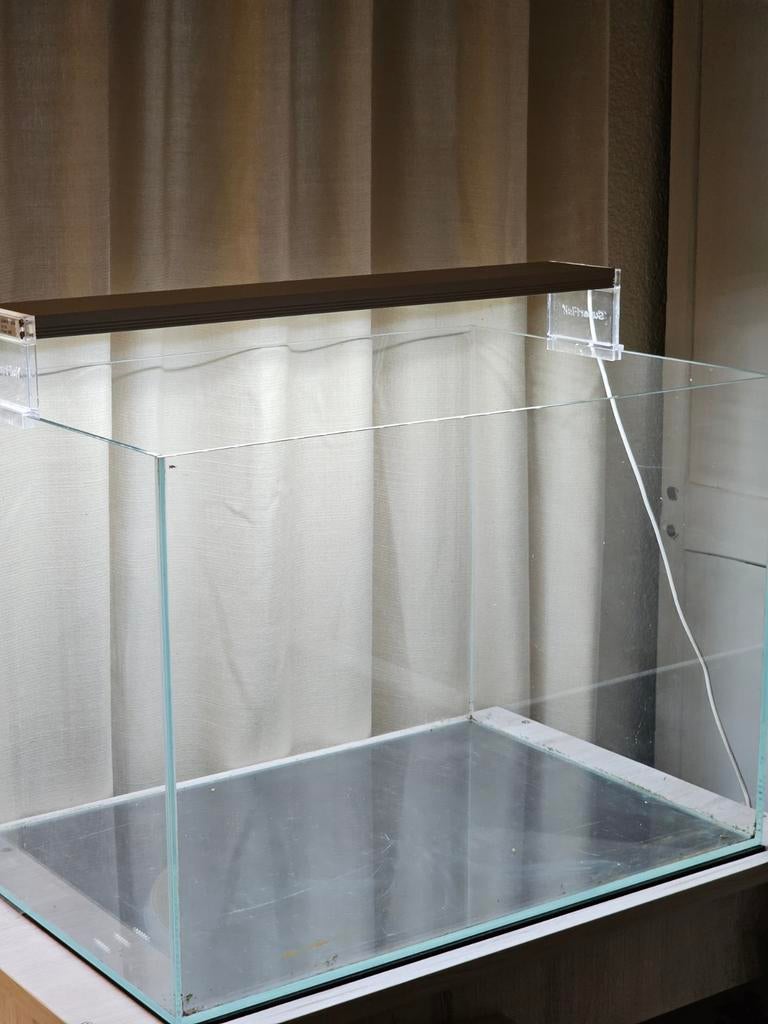 Superfish aquascape aquarium met lamp, 50cm., Dieren en Toebehoren, Ophalen, Zo goed als nieuw, Leeg aquarium