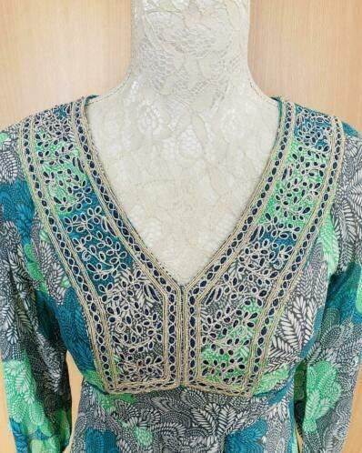 Monsoon tuniek/blouse van zijde maat 36 [v], Kleding | Dames, Ophalen of Verzenden, Zo goed als nieuw, Maat 36 (S), Overige kleuren