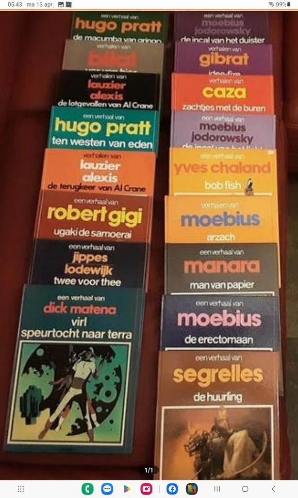 Auteur reeks Oberon/Big Balloon/Alpen., Meerdere stripboeken, Ophalen of Verzenden