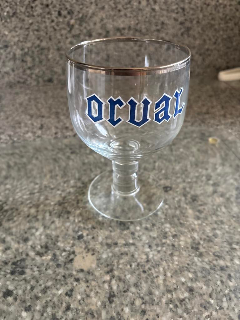 Orval bierglas - Authentiek en in perfecte staat, Antiek en Kunst, Ophalen