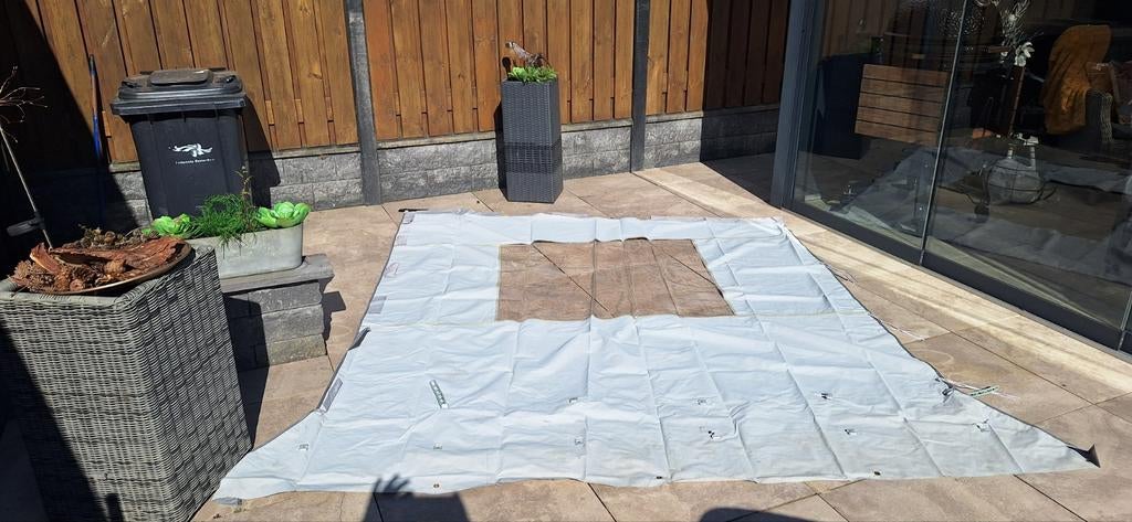 2 Universele zijwanden voor luifel, Ophalen