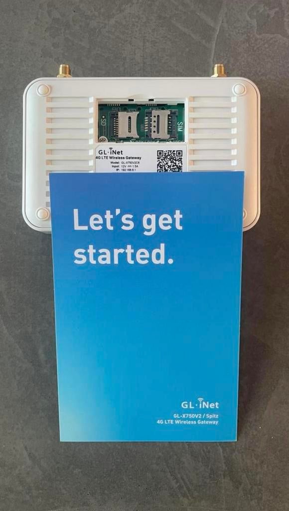 Gl.inet spitz GL-X750 4G modem, Computers en Software, Ophalen, Gebruikt