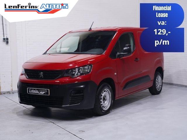 Peugeot Partner 1.6 BlueHDI 75 pk Airco Audio/Bluetooth Crui, Auto's, Bestelauto's, Voorwielaandrijving, Stof, Gebruikt, 1600 cc