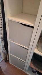 Ikea kallax inzet deur grijs 4x, Huis en Inrichting, Ophalen, Minder dan 50 cm, Zo goed als nieuw, Minder dan 100 cm