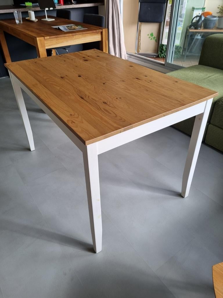 IKEA tafel Lerhamn 118x73,5 cm super stevig, Ophalen, Gebruikt, 50 tot 100 cm, 150 tot 200 cm