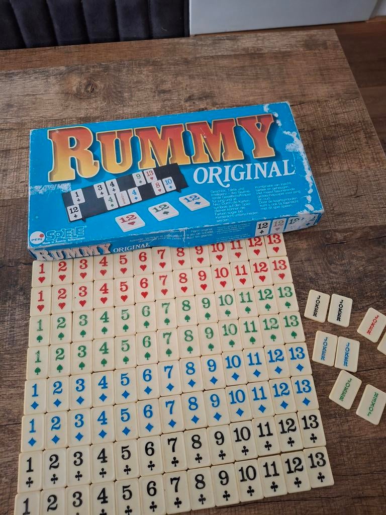 Rummy orginail rummikub, Ophalen of Verzenden