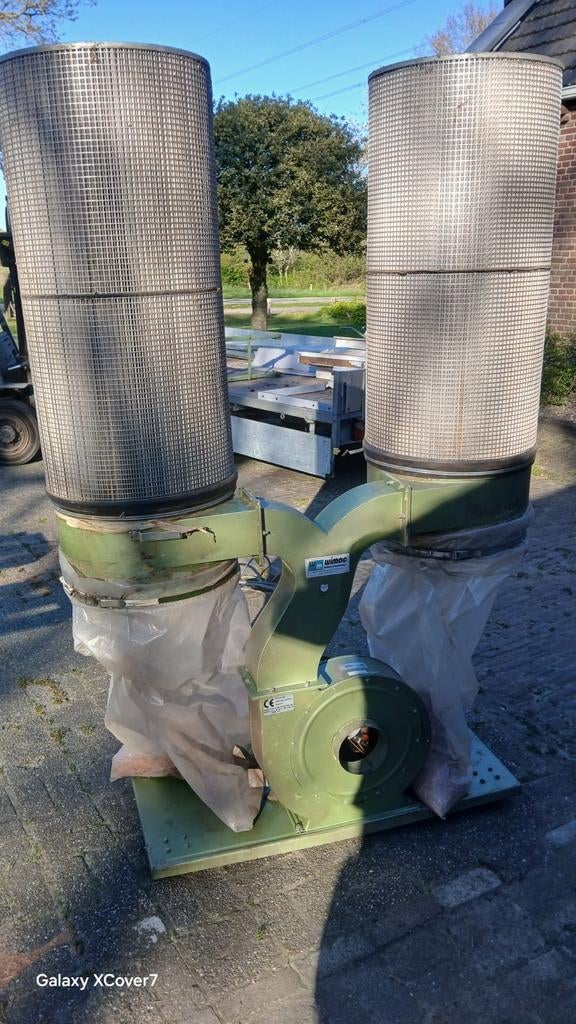 2zaks afzuiger met stalen filter, Doe-het-zelf en Verbouw, Ophalen of Verzenden, Afzuiger